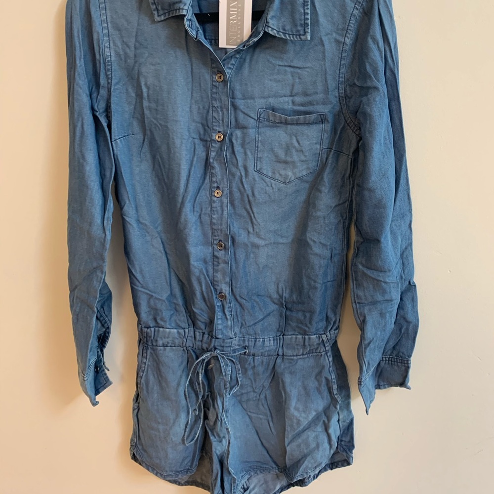 Splendid denim romper